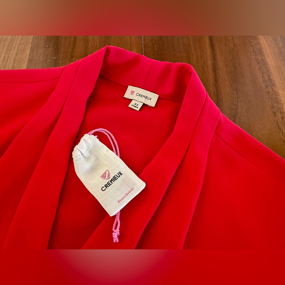 Stunning Red Cremieux Blouse